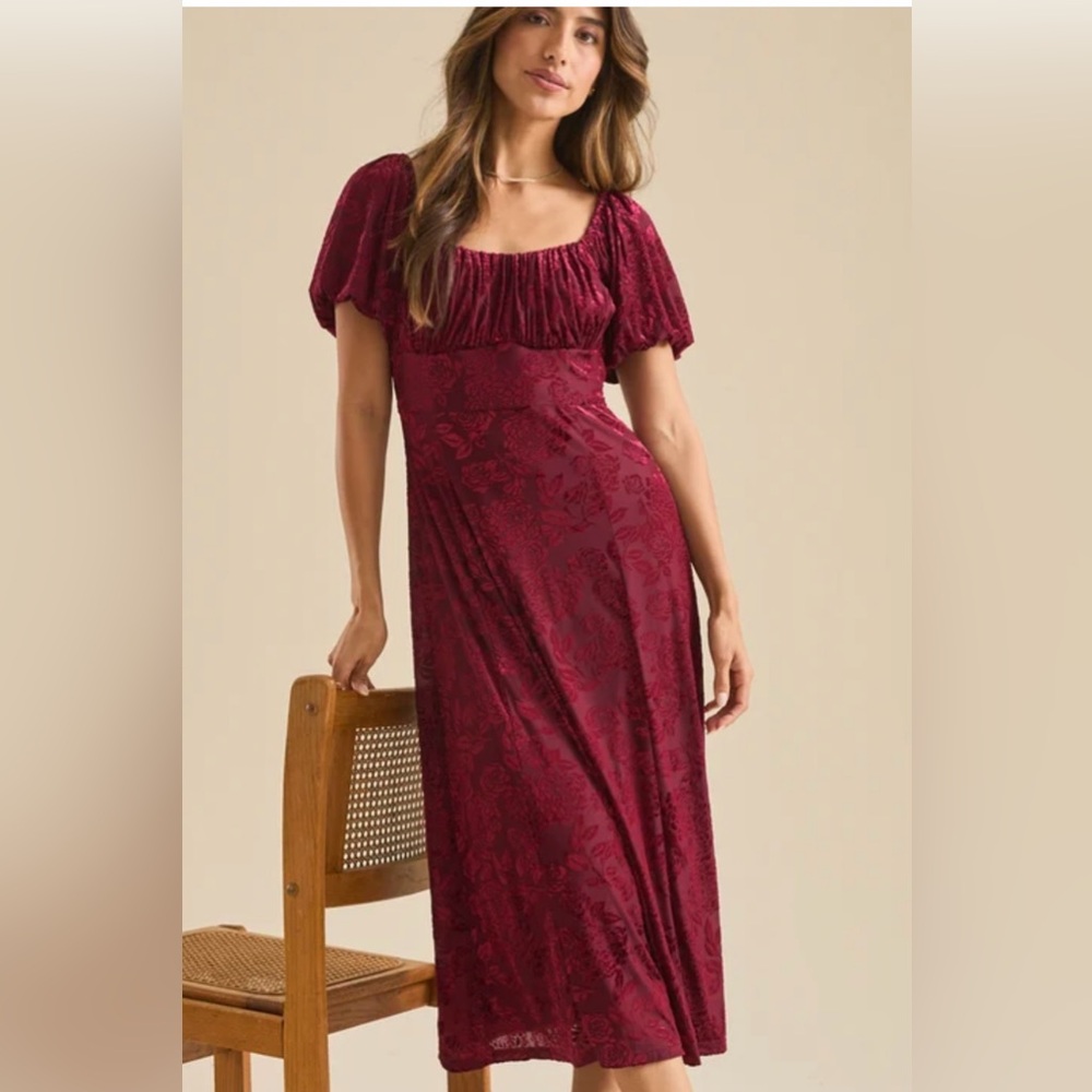 Altar’d State Burgundy Women's Dress XXL
